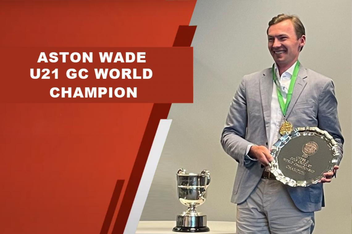 Aston Wade, Campeón del Mundo sub-21